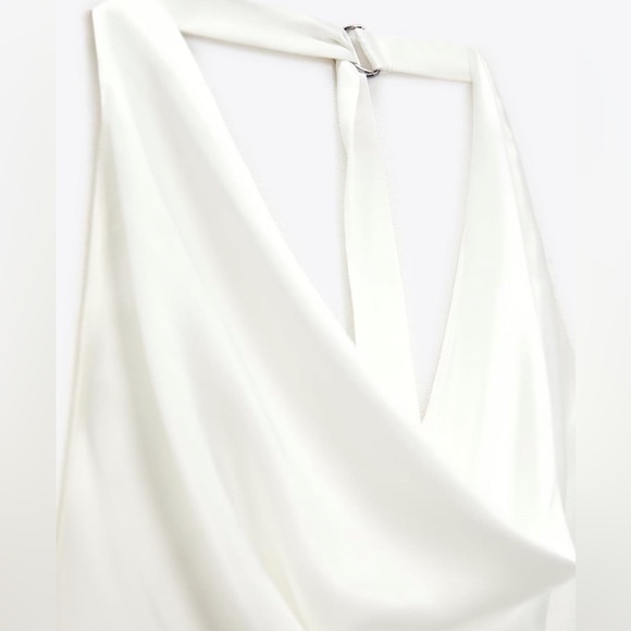 Zara Satin Jumpsuit - Picture 3 of 7